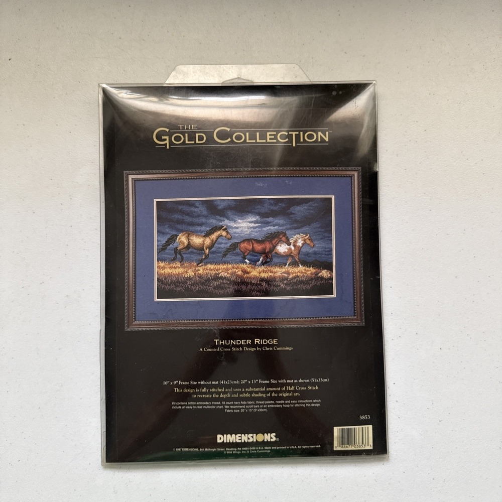 Dimensions The Gold Collection Thunder‎ Ridge Counted Cross Stitch Kit 3853